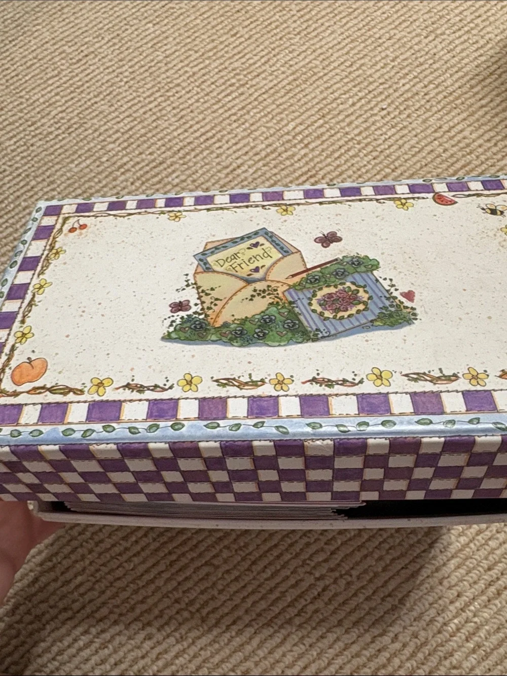Decorative Card Box with Assorted Cards